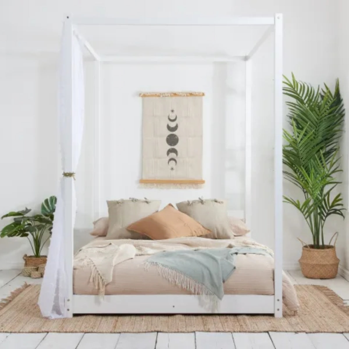2026  Darwin Four Poster Bed - White
