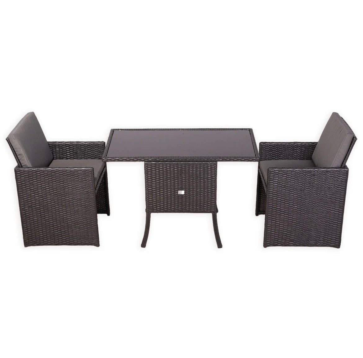2026 Balcony & Terrace Compact Bistro Table & 2 Chair Set