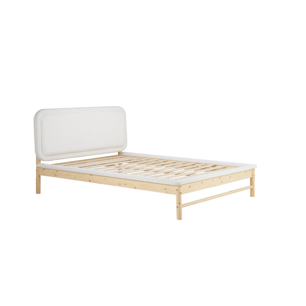 2026 Emmi Bed - White & Oak
