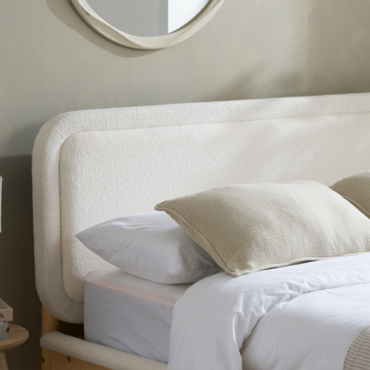 2026 Emmi Bed - White & Oak