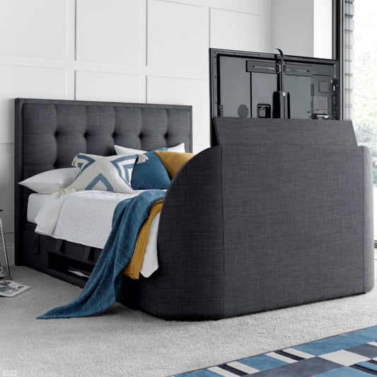 2026 FEY TV Ottoman Storage Bed in Slate