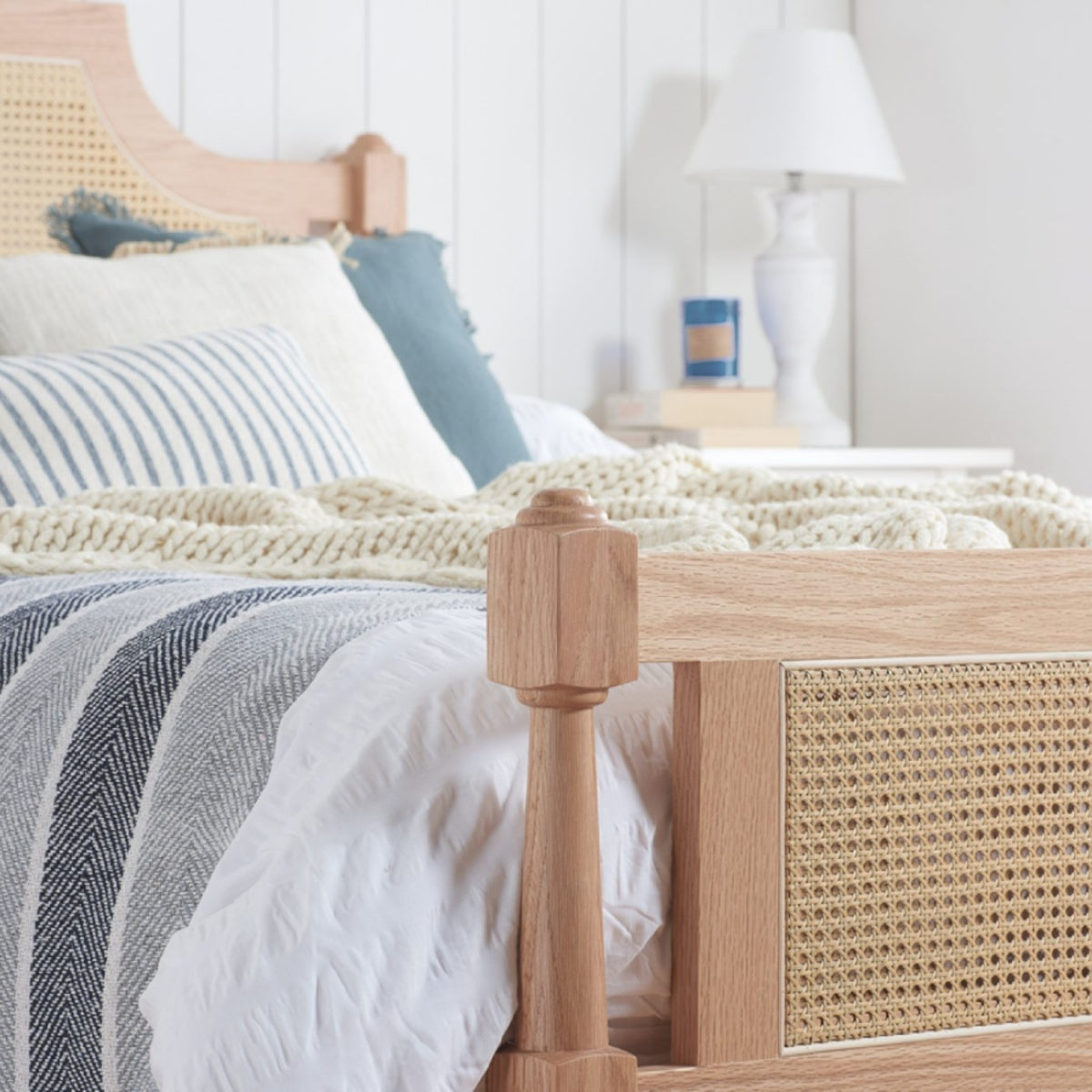 2026 Geneva Bed - Oak
