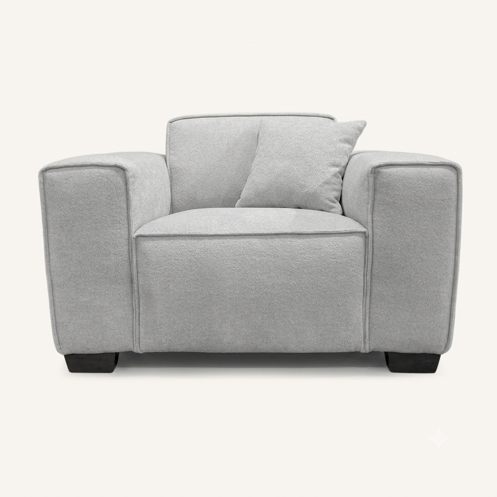2026 Dunkeld Chair - Pebble Boucle - Nimbus Beds