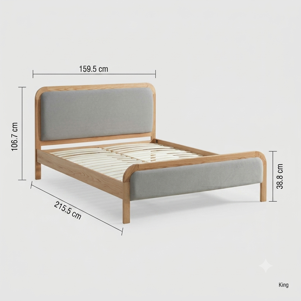 2026 Amaya Bed - Oak