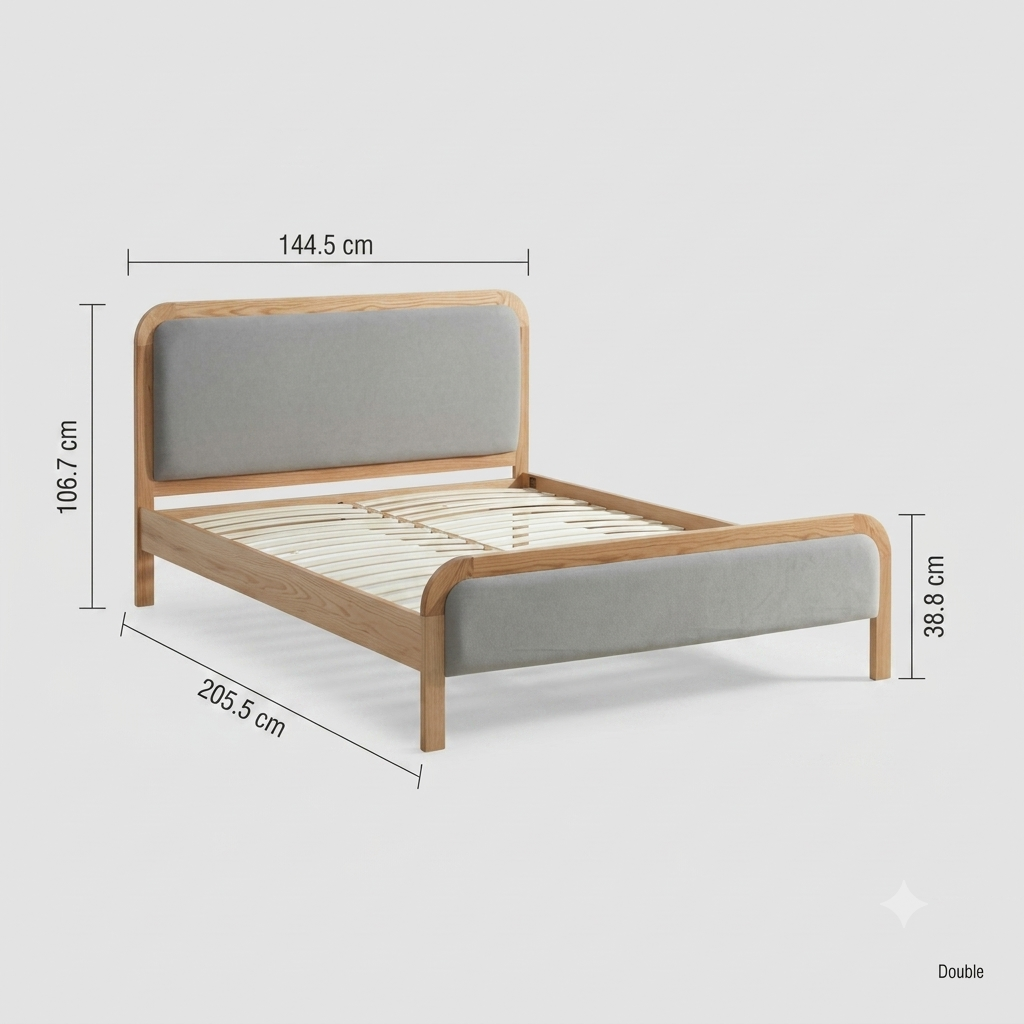 2026 Amaya Bed - Oak