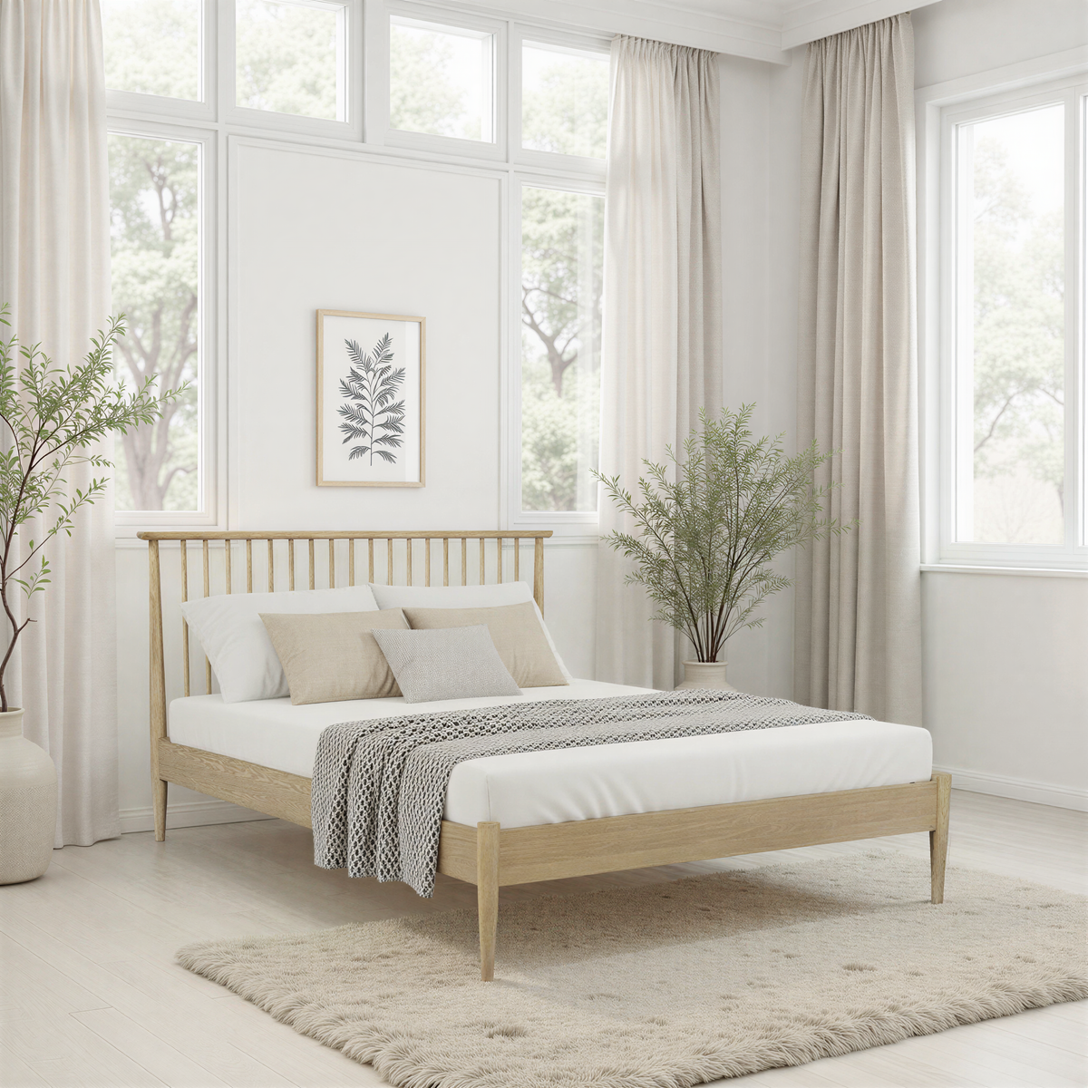 2026 Gloucester Wooden Bed Frame in Oak