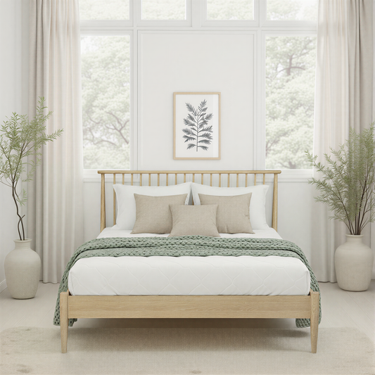 2026 Gloucester Wooden Bed Frame in Oak