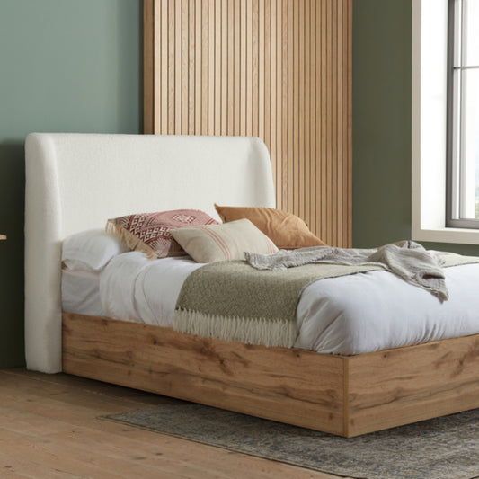2026 Halfden Ottoman - White