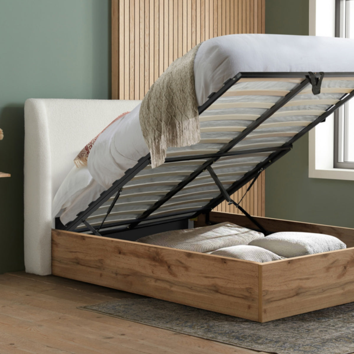 2026 Halfden Ottoman - White