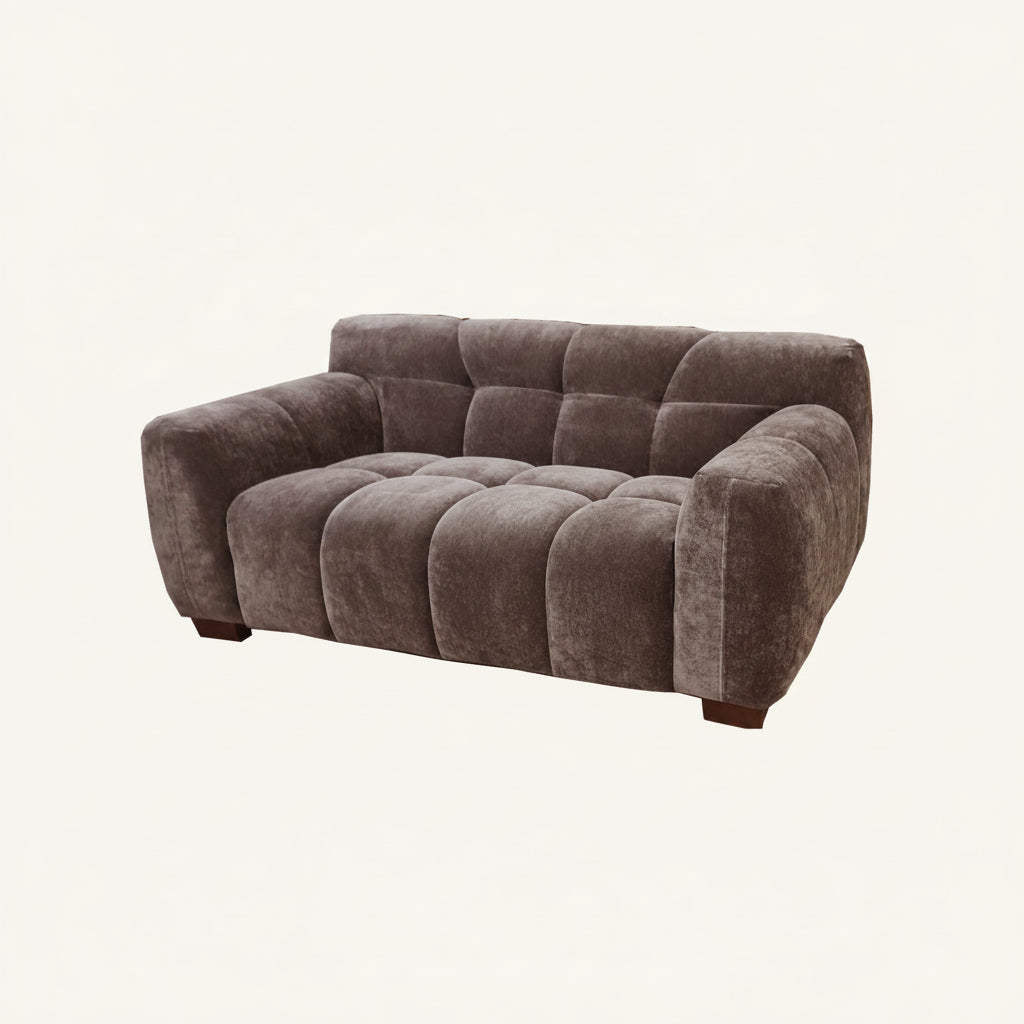 2026 Miami 2 Seater Sofa - Chocolate Velvet - Nimbus Beds