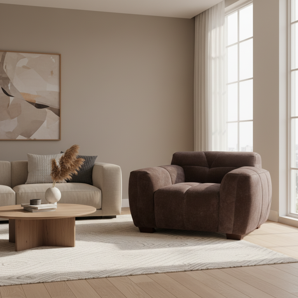 2026 Miami Chair - Chocolate Velvet - Nimbus Beds