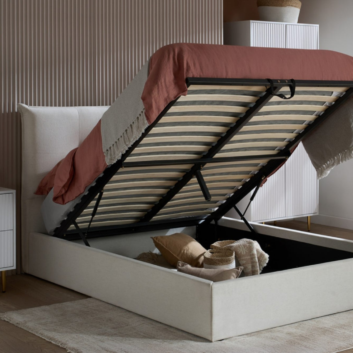 2026 Haven Ottoman Bed - White