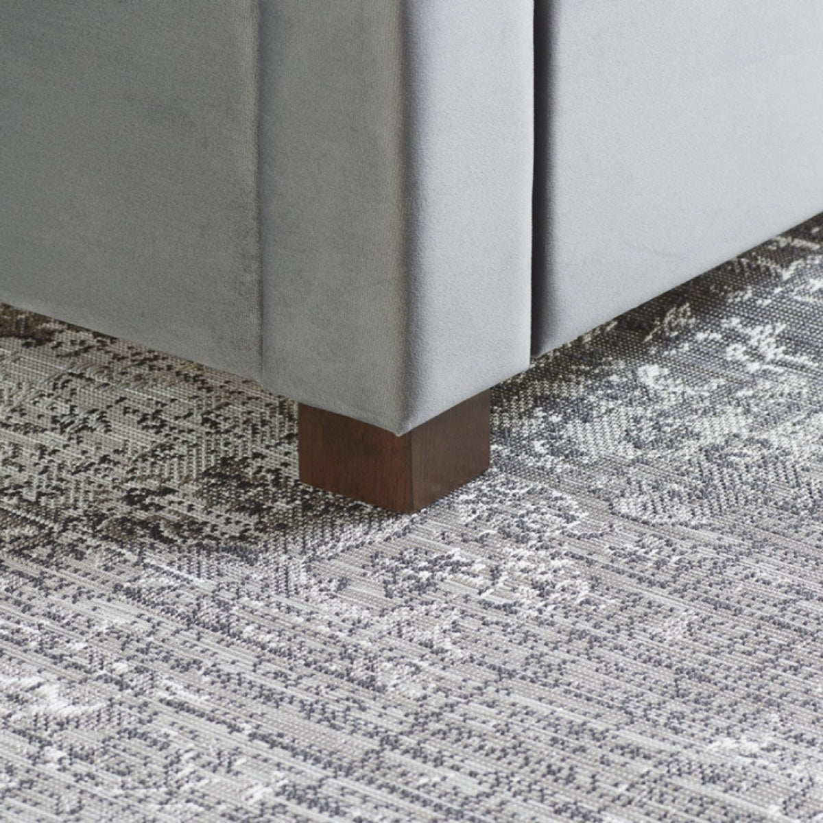 2026  Hope Fabric Bed - Grey Velvet