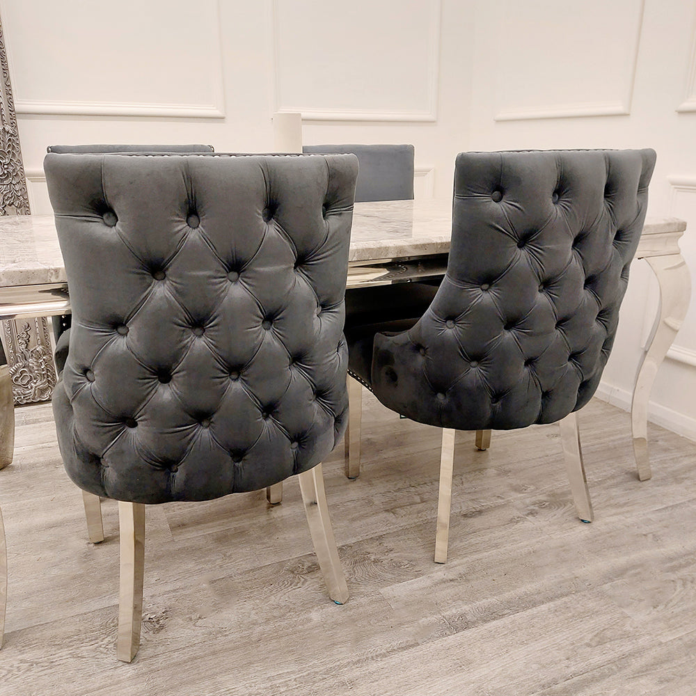 2026 Kensington Dining Chair in Dark Grey