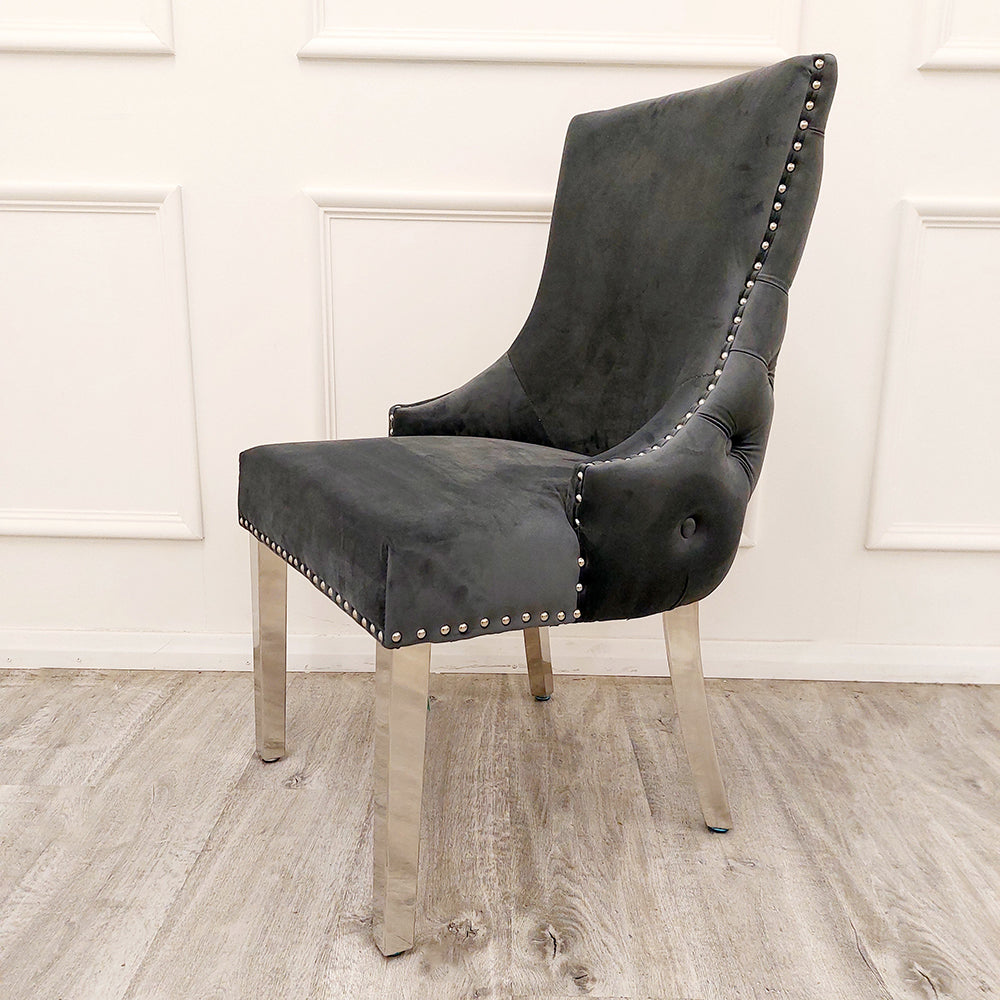 2026 Kensington Dining Chair in Dark Grey