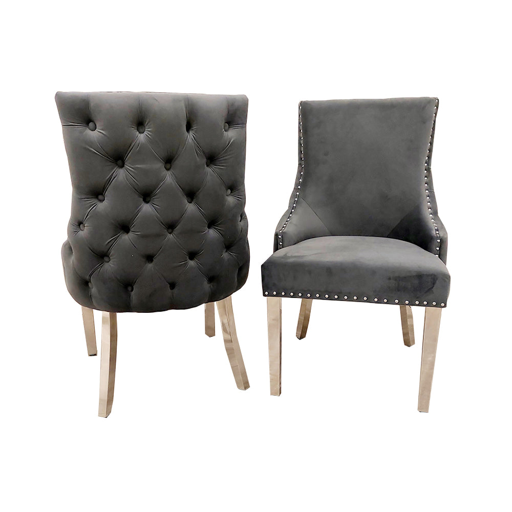 2026 Kensington Dining Chair in Dark Grey