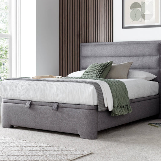 2026 Keith Ottoman Storage Bed in Marbella Grey