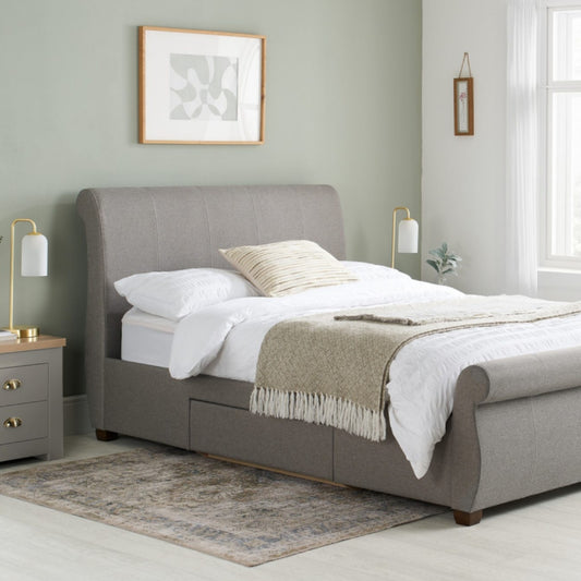 2026 Lancaster Fabric Bed - Grey