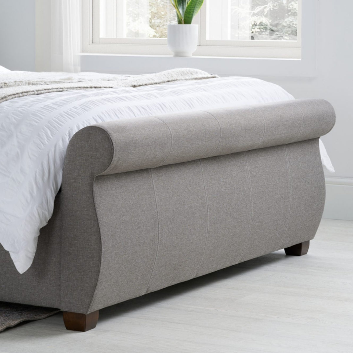2026 Lancaster Fabric Bed - Grey