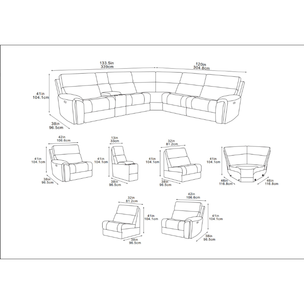 Valerie Corner, 3 Seater, 2 Seater & Chair Sofa In Truffle