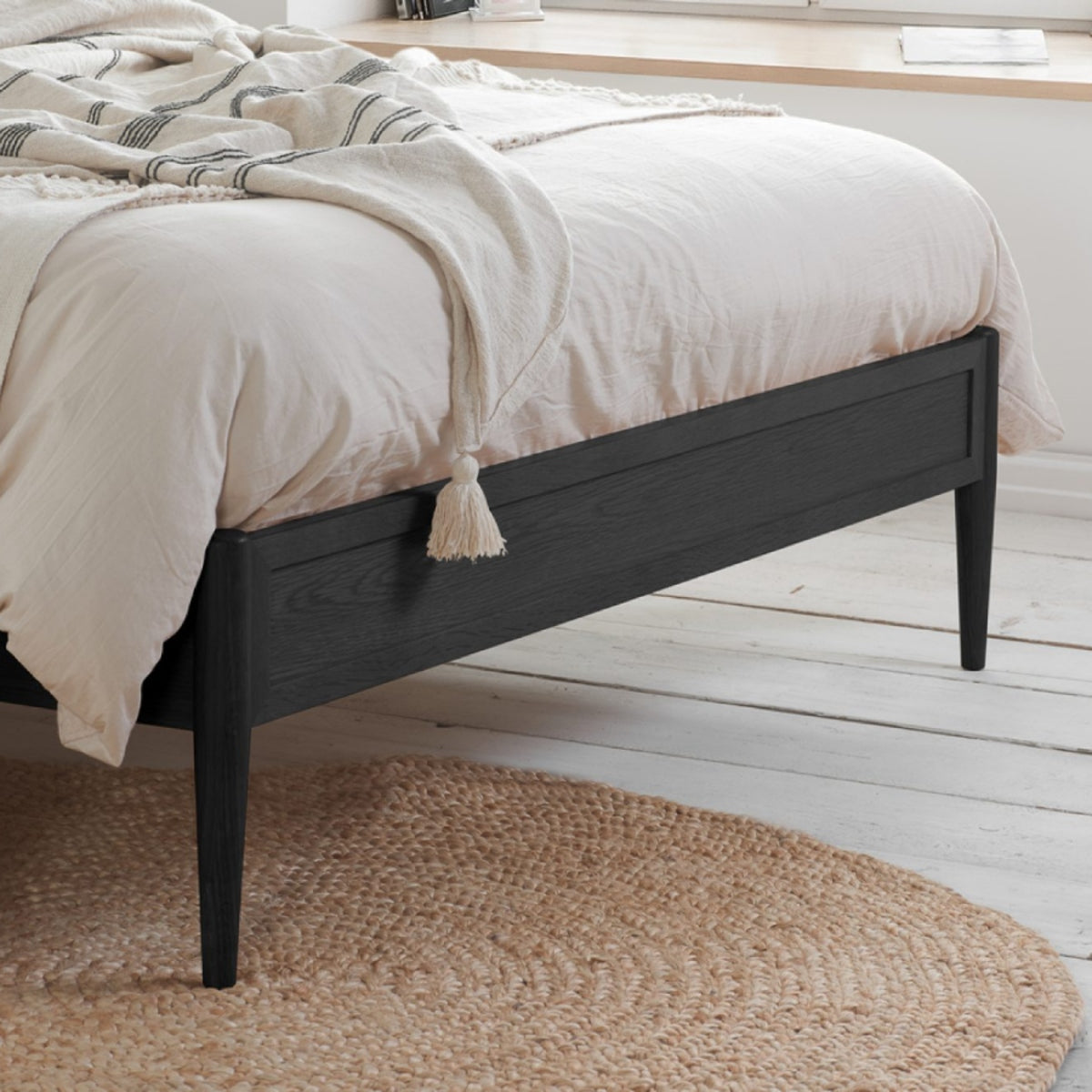 2026 Leonie Rattan Bed - Black