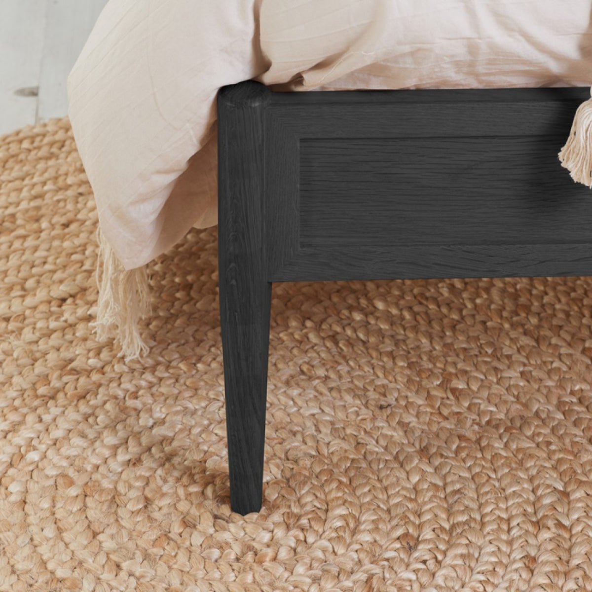 2026 Leonie Rattan Bed - Black