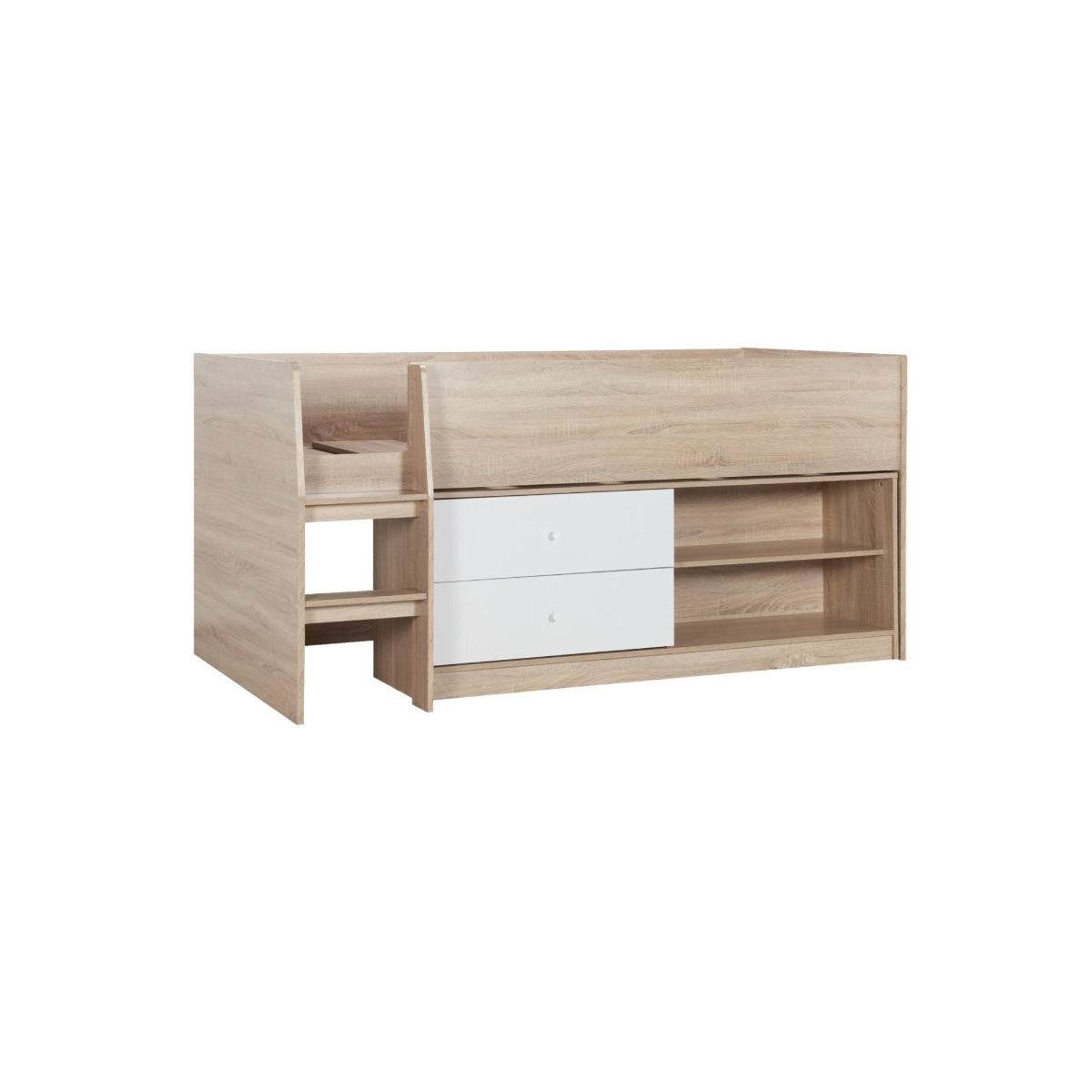 2026 Leyton Cabin Bed - White & Oak Effect