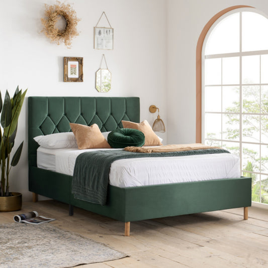 2026 Loxley Fabric Bed - Green