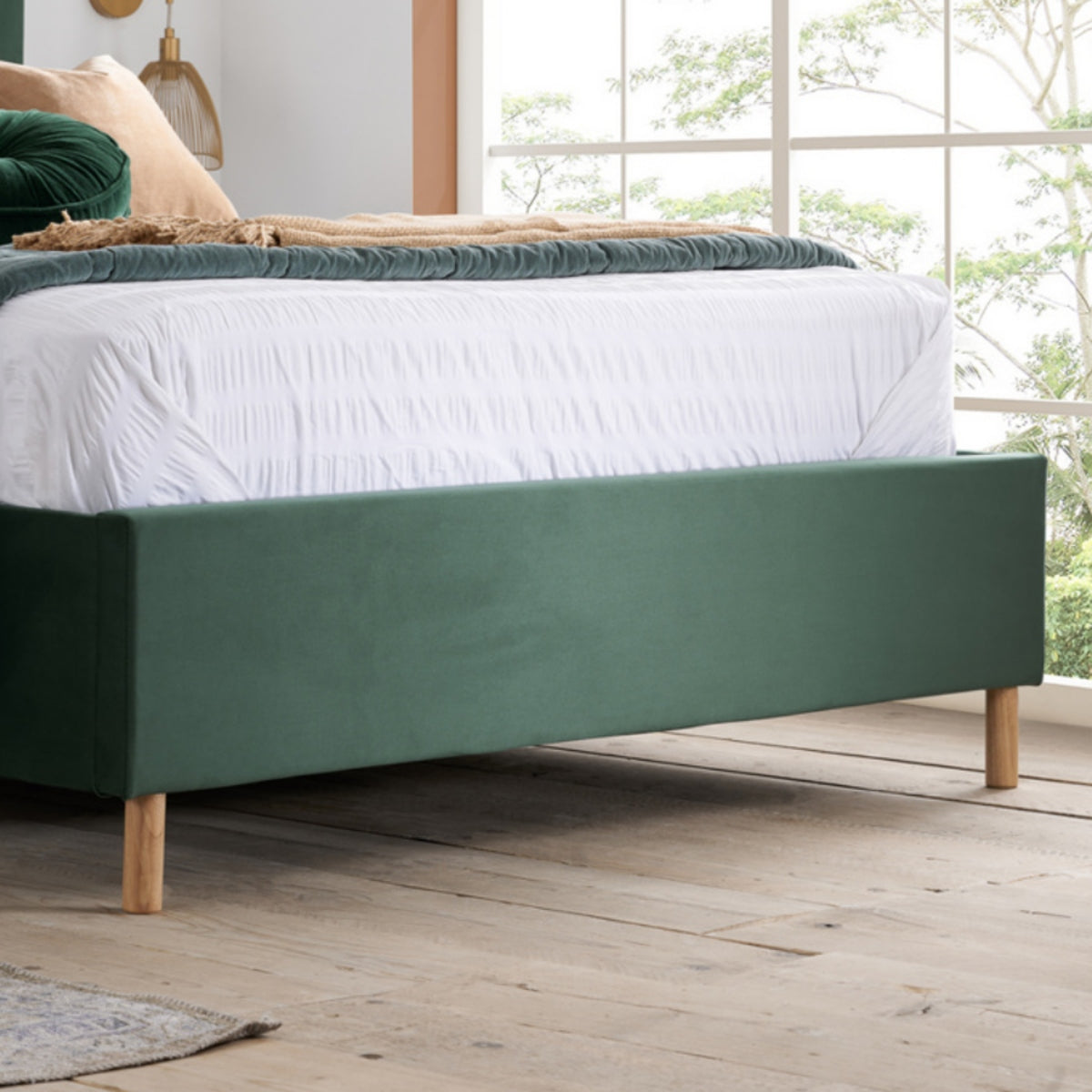 2026 Loxley Fabric Bed - Green