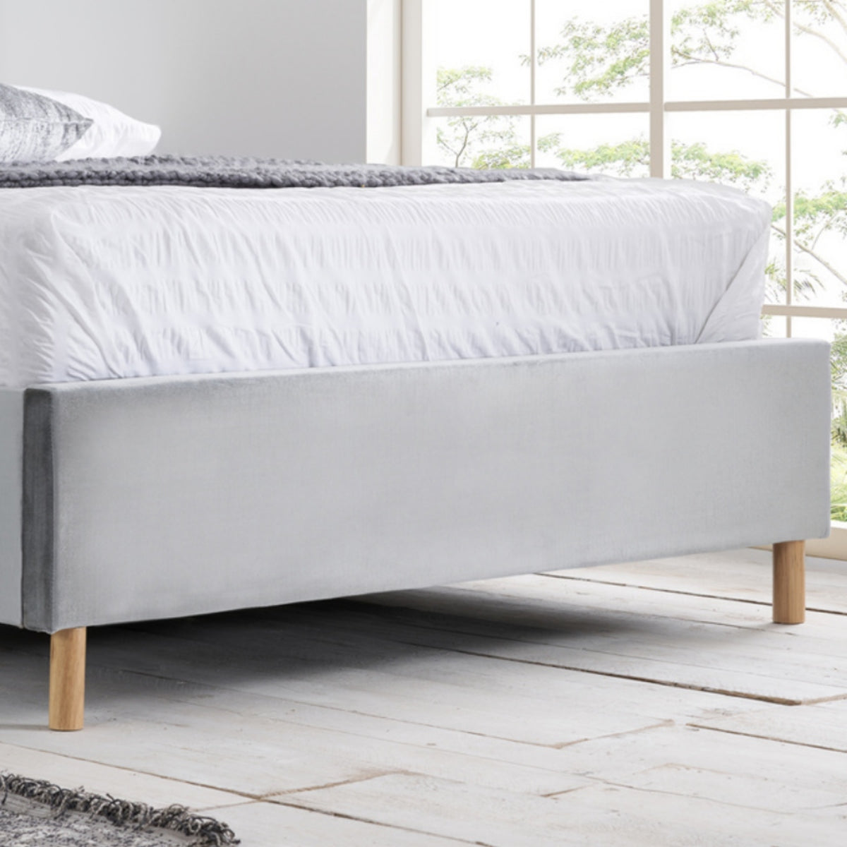2026 Loxley Fabric Bed - Grey