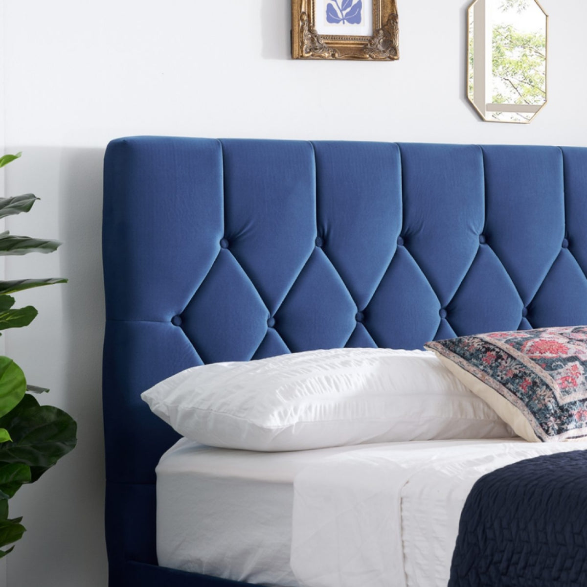 2026 Loxley Fabric Bed - Blue