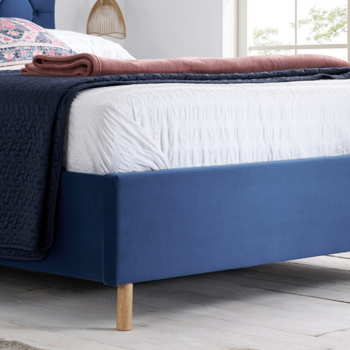 2026 Loxley Fabric Bed - Blue