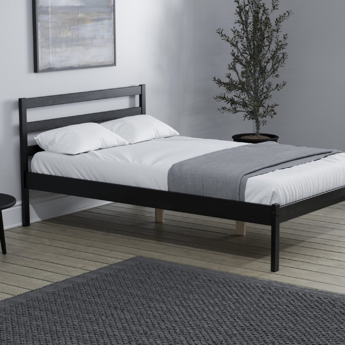 2026 Luka Bed Black - Pine