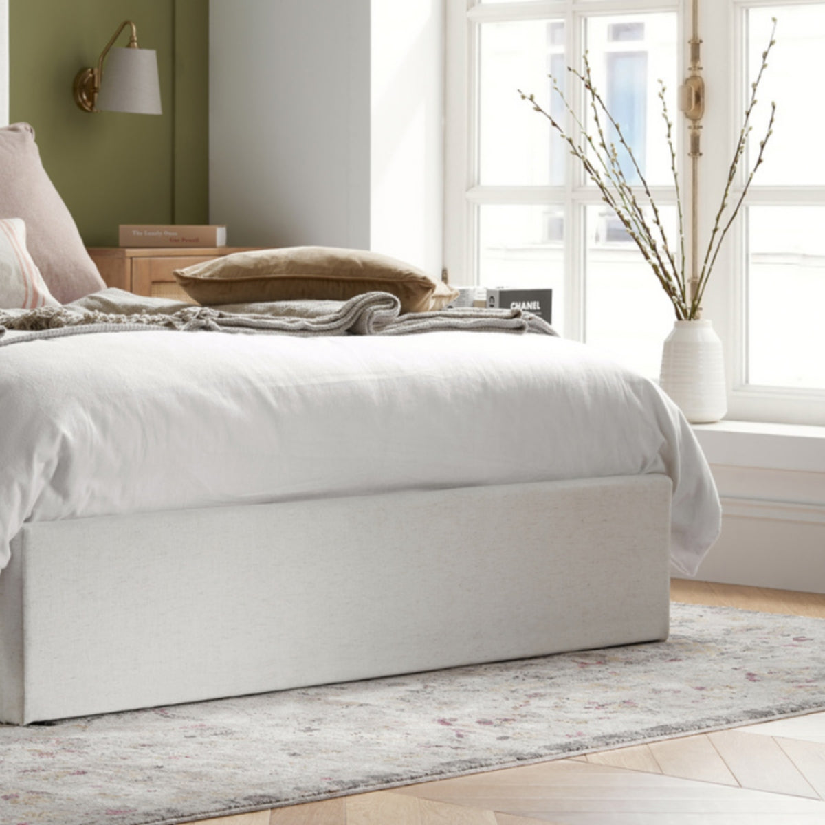 2026 Maisey Ottoman - Cream