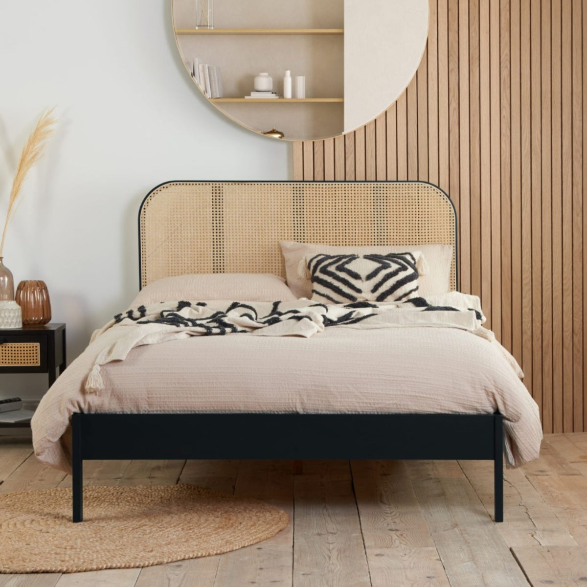 2026 Margot Rattan Bed - Black