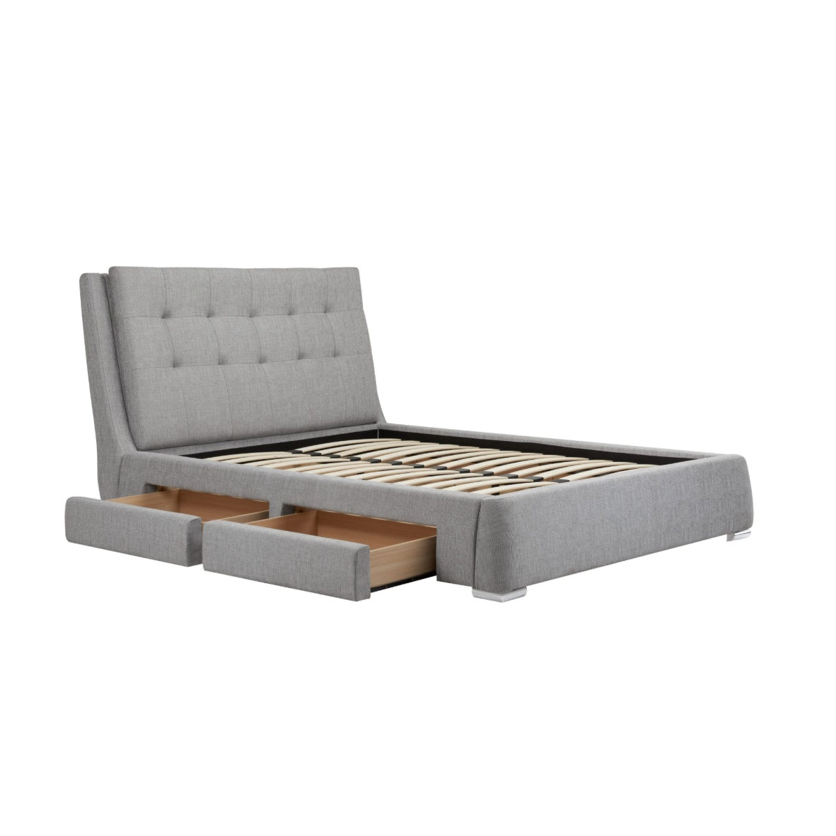 2026 Mayfair Bed 4 Drawers - Grey