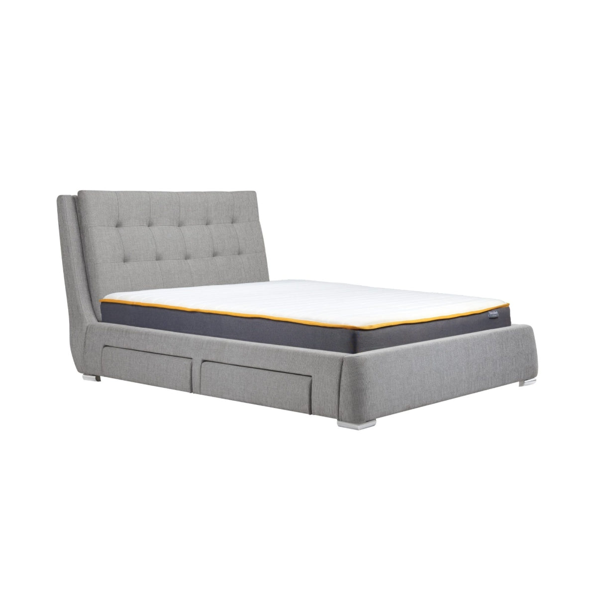 2026 Mayfair Bed 4 Drawers - Grey