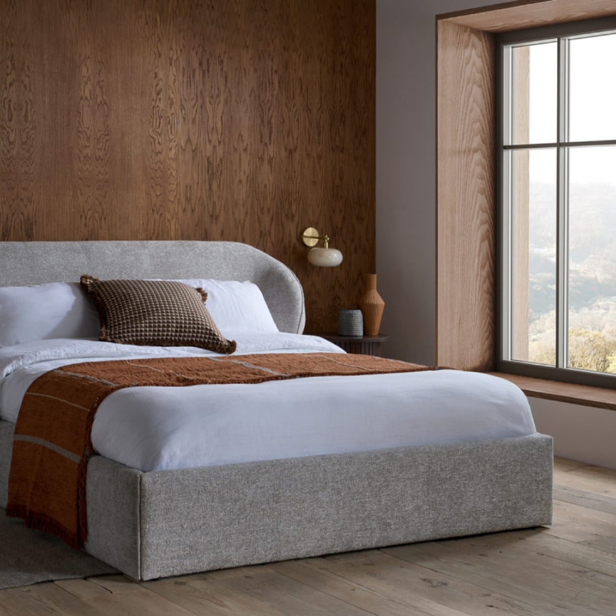 2026  Milan Bed - Grey