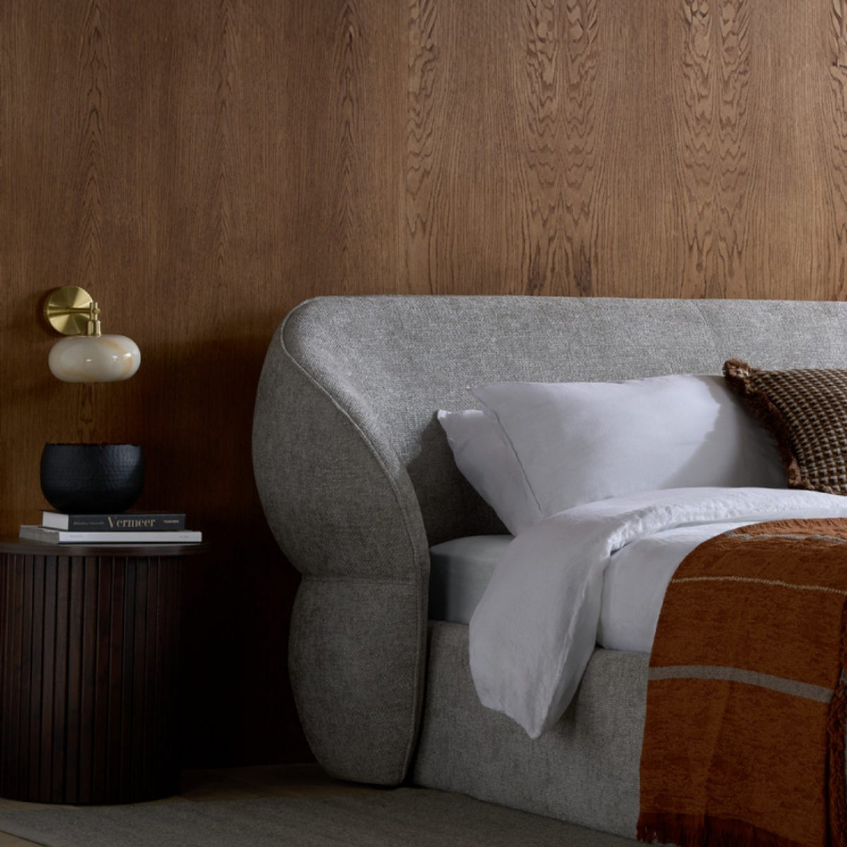 2026  Milan Bed - Grey