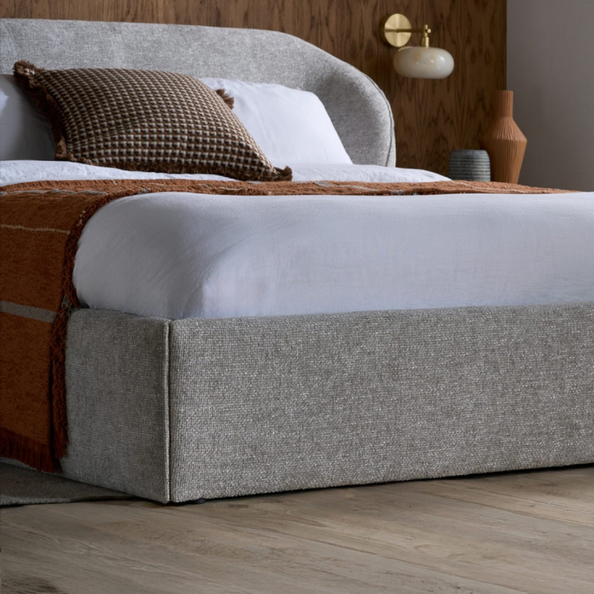 2026  Milan Bed - Grey