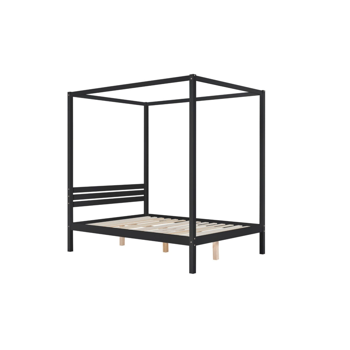 2026 Mercia Four Poster Bed - Black