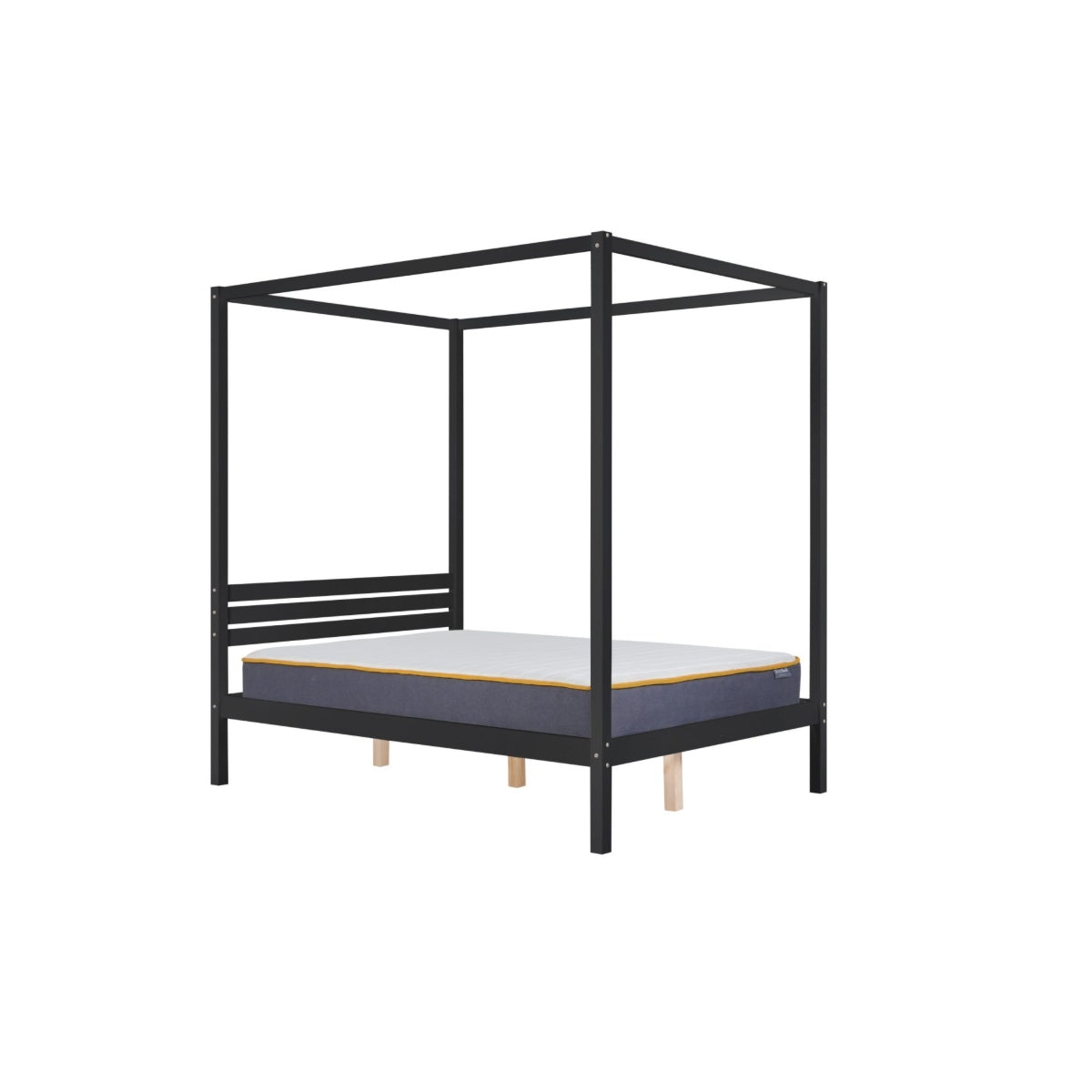 2026 Mercia Four Poster Bed - Black
