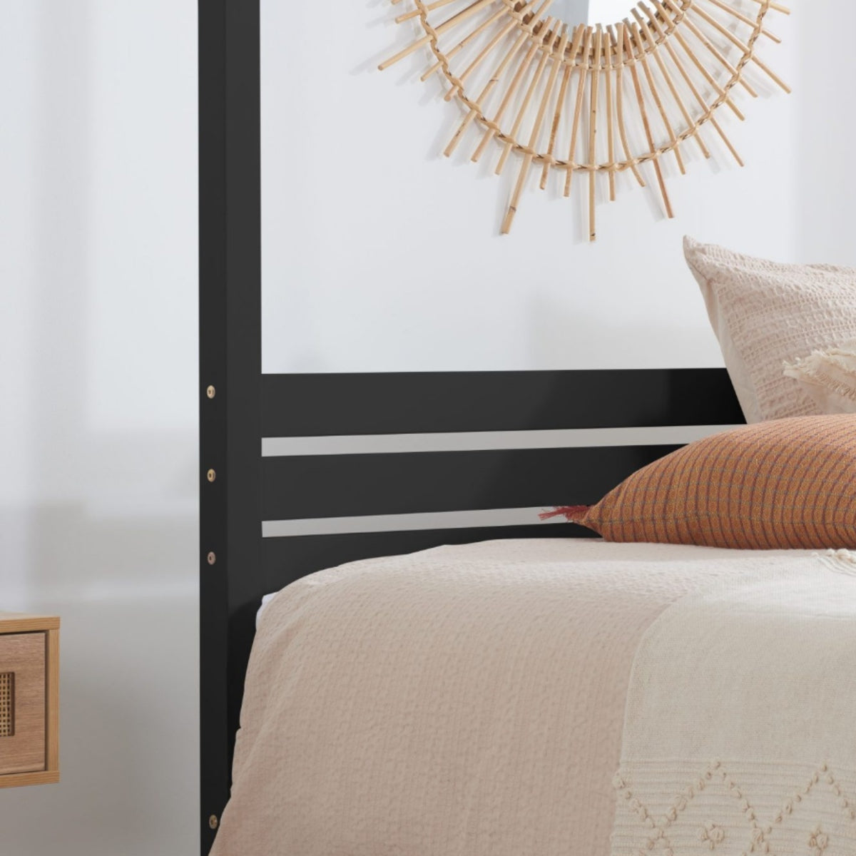 2026 Mercia Four Poster Bed - Black