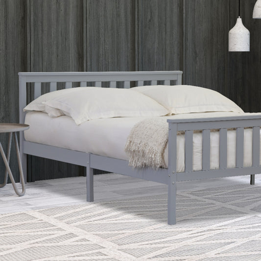 2026 Manchester Wooden Bed Frame in Grey