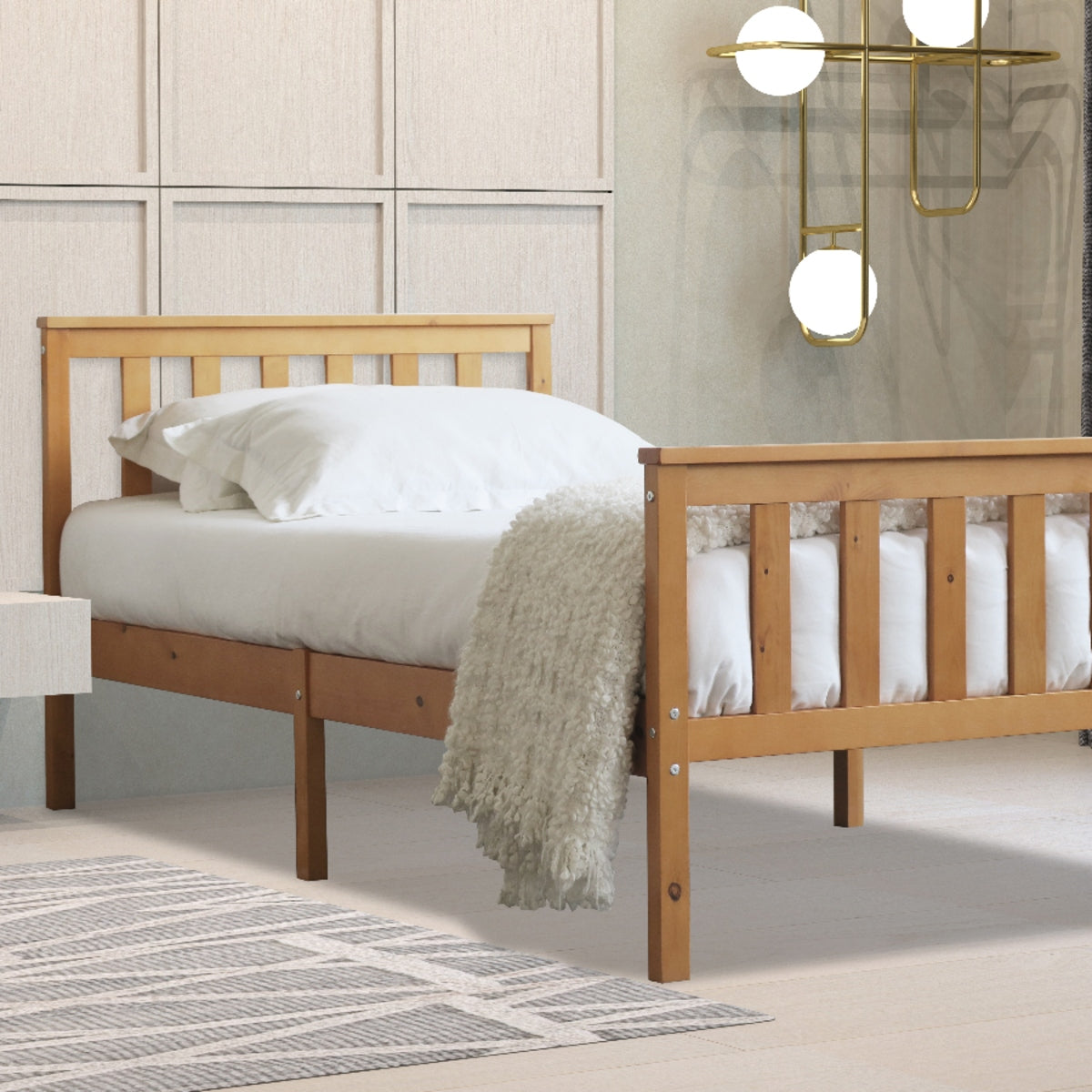 2026 Manchester Wooden Bed Frame in Oak