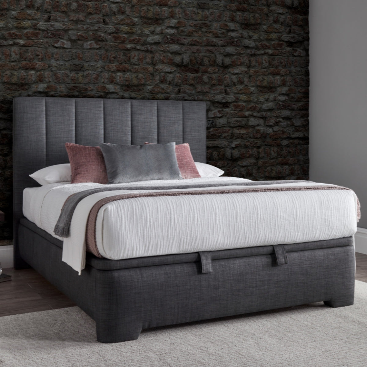 2026 Malcolm Ottoman Storage Bed in Slate