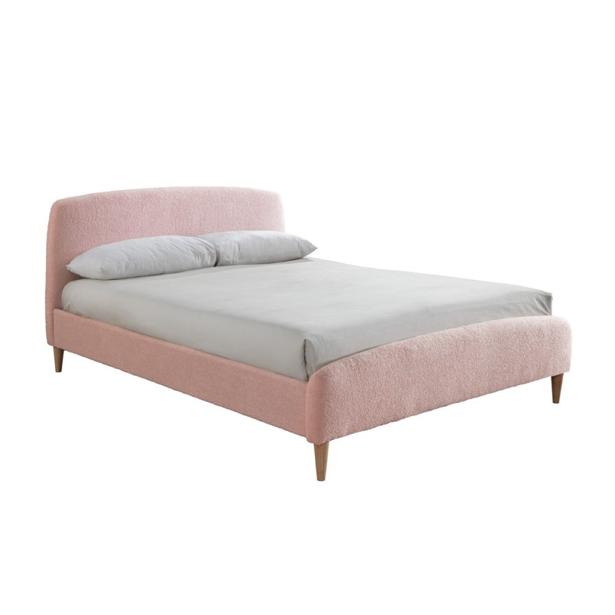 2026 Otley Fabric Bed - Blush Pink