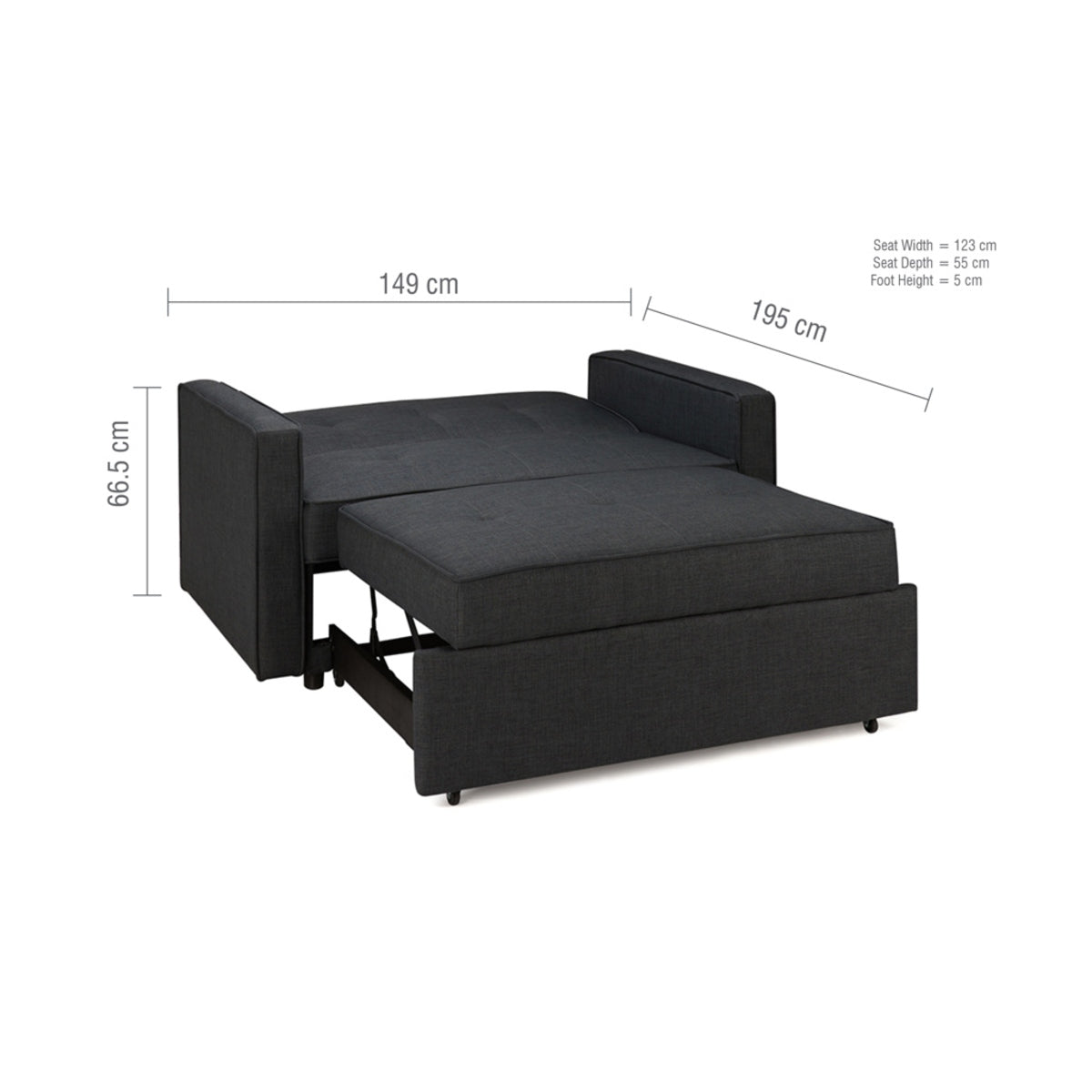 2026 Otto Sofa Bed - Grey