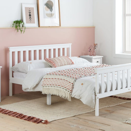 2026 Oxford Pine Bed - White