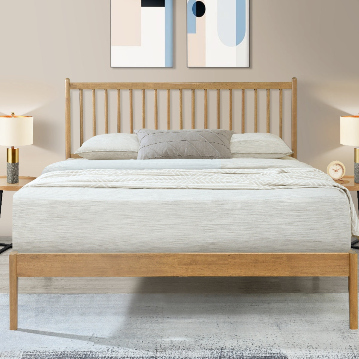 2026 Perth Wooden Bed Frame in Oak